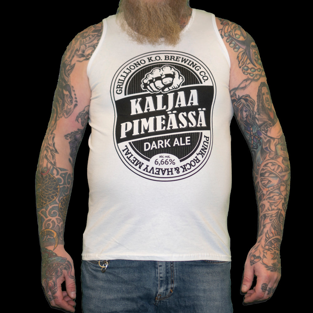 Kaljaa pimeässä - Hihaton paita