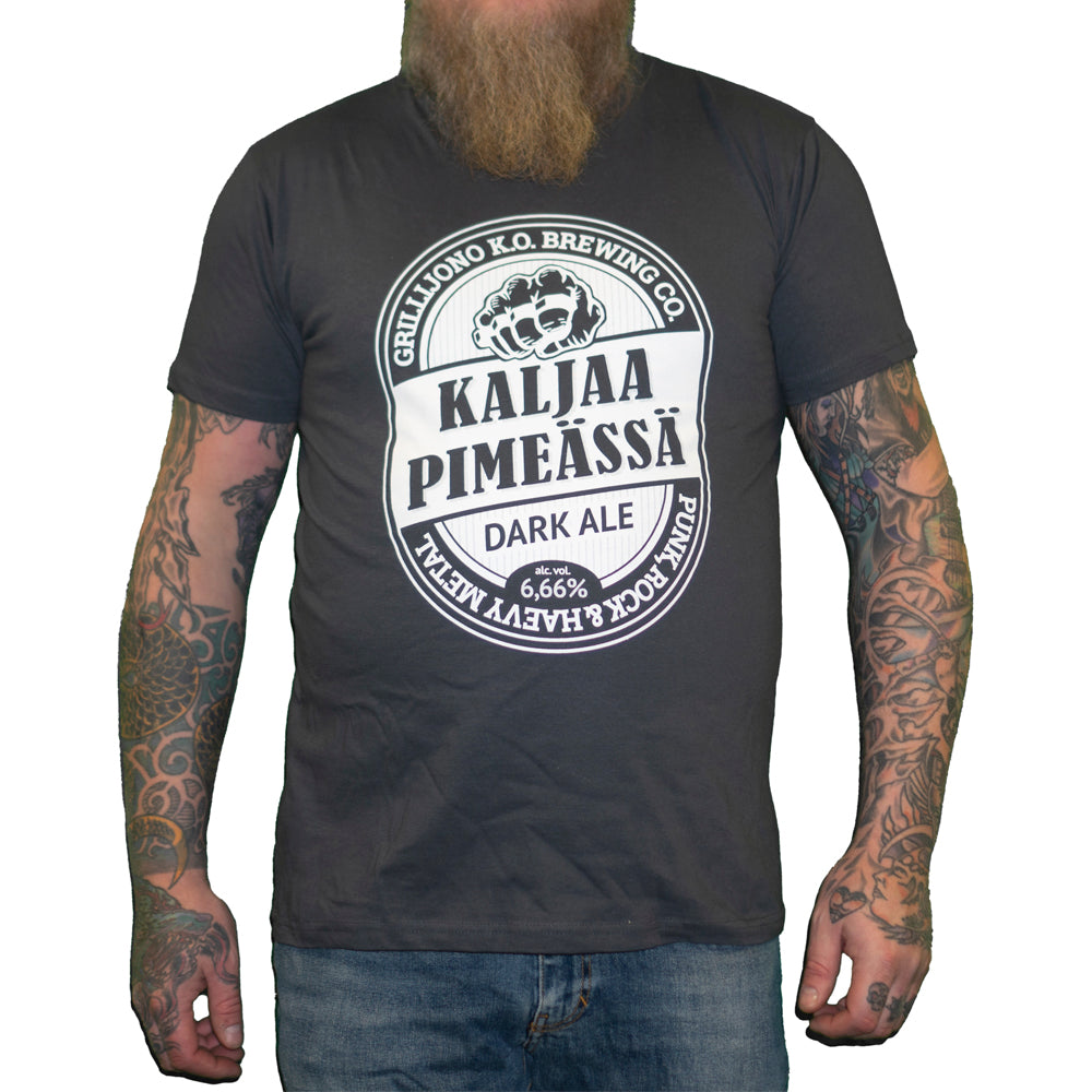 Negatiivi Kaljaa pimeässä T-paita